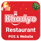 Khadyo Restaurant Software - Online Food Ordering Website with POS