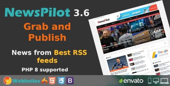 NewsPilot - Automatic News Aggregator & Script v3.6