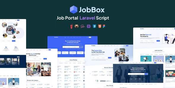 JobBox v1.6.2 - Laravel Job Portal Multilingual System