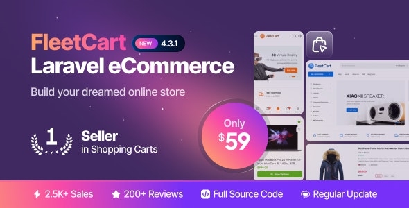 FleetCart - Laravel Ecommerce CMS v4.3.1