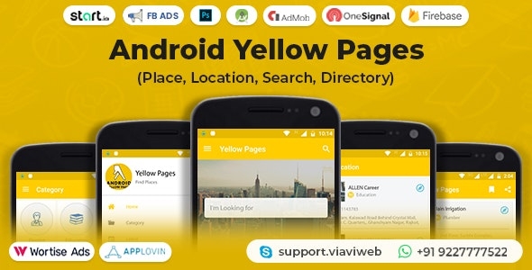 Android Yellow Pages (Place, Location, Search, Directory) v1.4