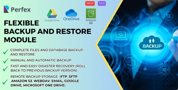 Flexible Backup and Restore Module for Perfex v1.0