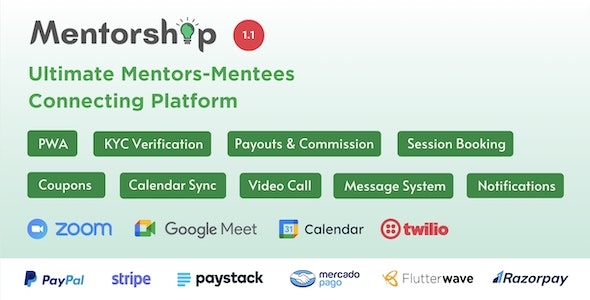 Mentorship - Ultimate Mentors Mentees Connecting Platform v1.1