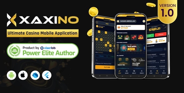 Xaxino - Ultimate Casino Mobile Application v1.0