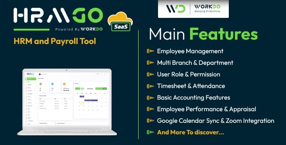 HRMGo SaaS - HRM and Payroll Tool v6.5