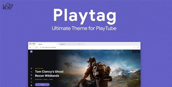 Playtag - The Ultimate PlayTube Theme v1.0.6