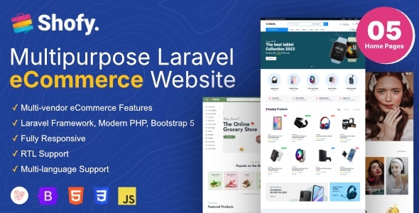 Shofy - eCommerce & Multivendor Marketplace Laravel Platform v1.0.10