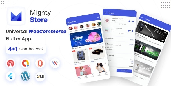 MightyStore Dokan Multi Vendor v18.0 - Flutter E-commerce Full App