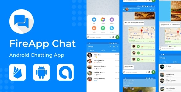 FireApp Chat v2.2 - Android Chatting App with Groups