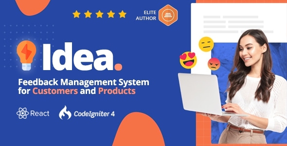 Idea Feedback Management System CRM - Feedback & Feature Requests for your Products / Services v1.0