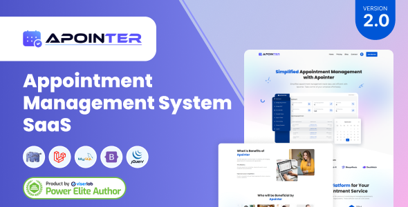 Apointer - Appointment Management System SaaS v2.0